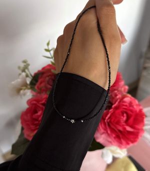 ARGINT 925 Colier spinel stea si bile