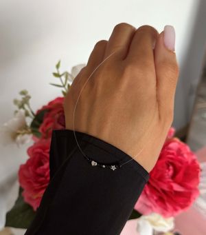 ARGINT 925 Colier spinel stea, inima si bile