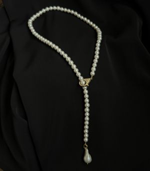 Colier perle lung