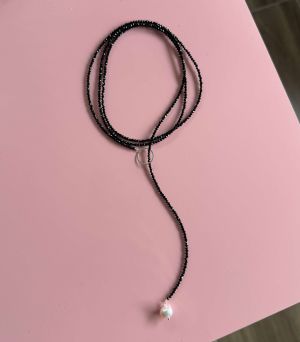 ARGINT 925 Colier lung perla