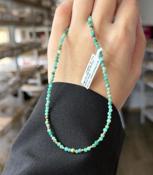 ARGINT 925 - Colier amazonit natural 