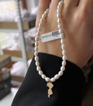 ARGINT 925 - Colier perle de cultura si fetita