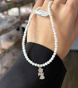 ARGINT 925 - Colier sidef cu îngeraș