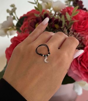 ARGINT 925 Inel snur luna