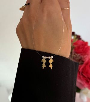 ARGINT 925 Colier 2 copii la alegere