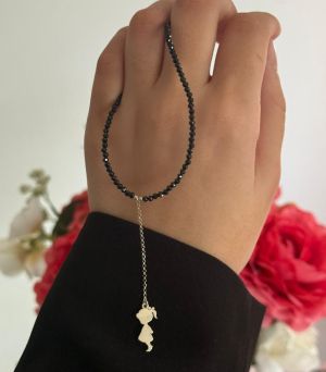 ARGINT 925 - Colier spinel si fetita