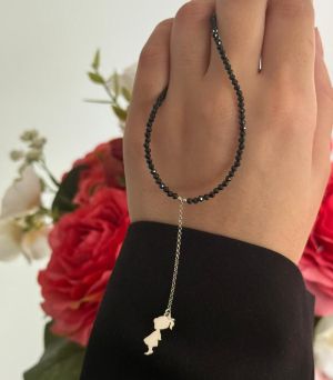 ARGINT 925 - Colier spinel si fetita