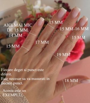 ARGINT 925 Inel falanga