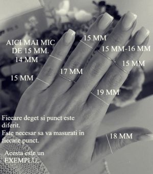 ARGINT 925 Inel falanga