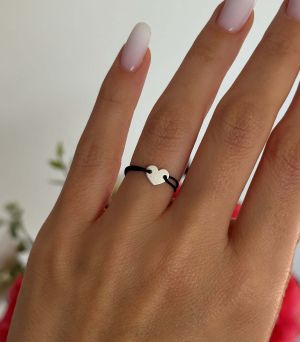 ARGINT 925 Inel snur inima