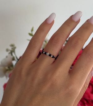 ARGINT 925 Inel snur stea