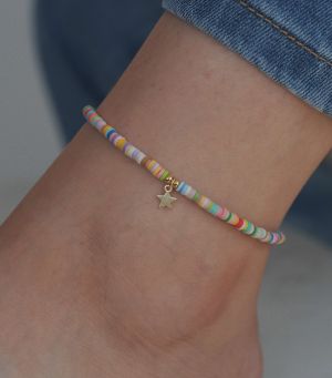 ARGINT 925 Bratara pentru glezna