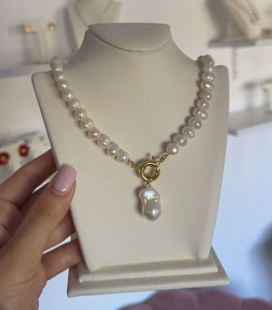 Colier perle cultura - HANDMADE