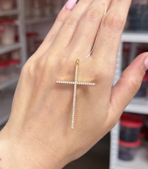 Colier Fir Transparent Cruce - AURIU