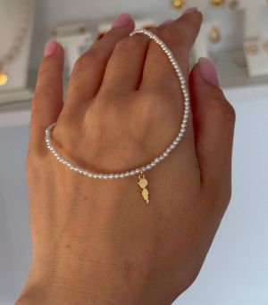 ARGINT 925 Colier perle fetita/baietel