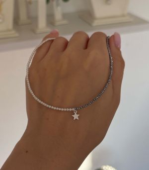 ARGINT 925 Colier perle